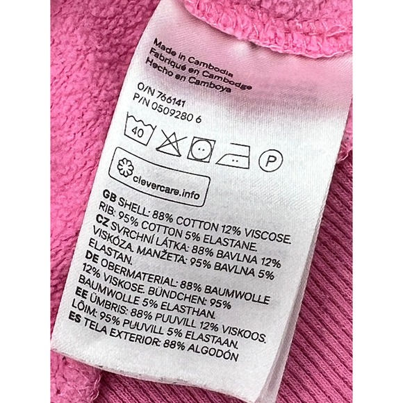 Divided Pink Crew Neck Sweatshirt - Picture 4 of 7